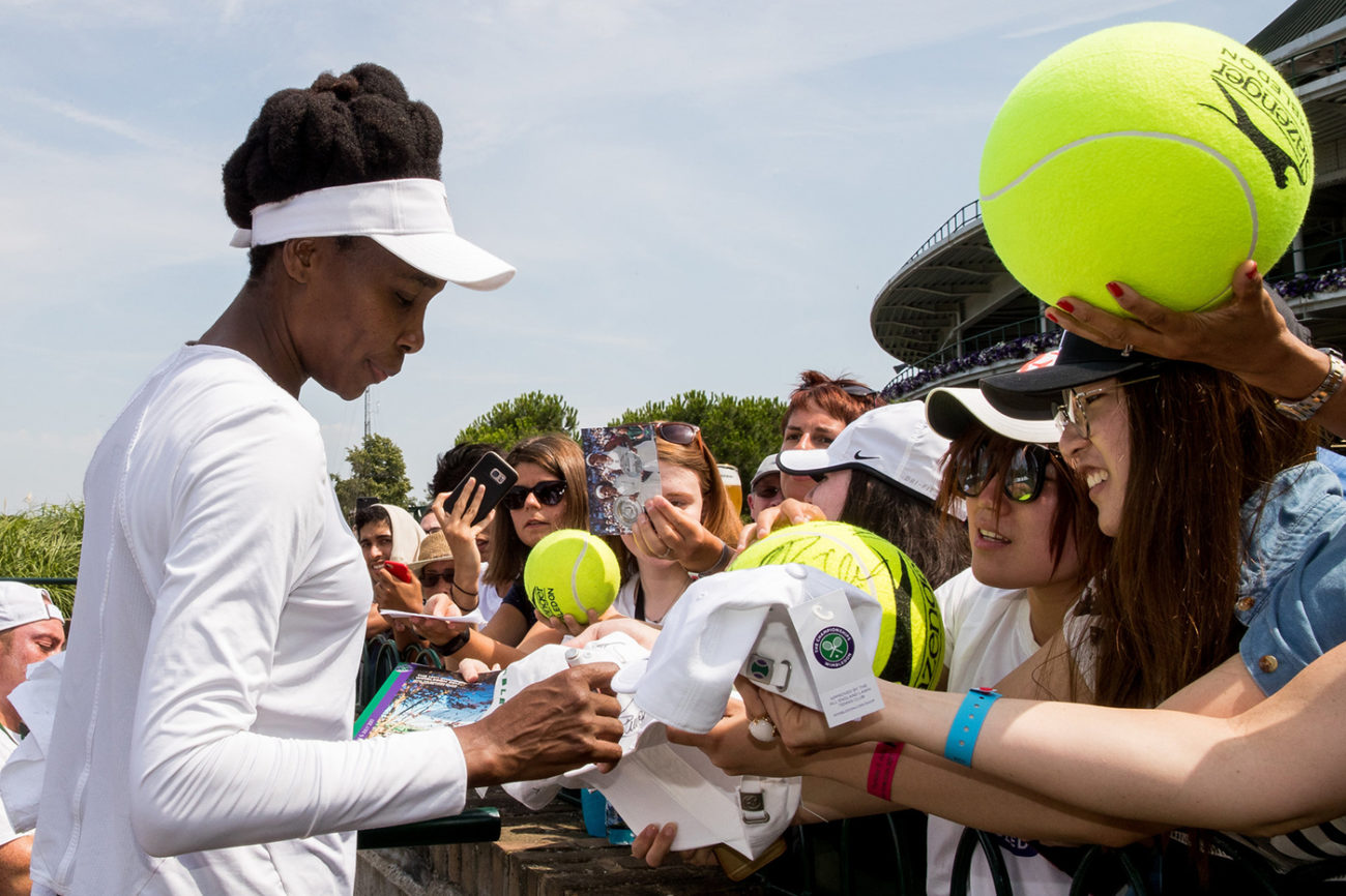 Venus Williams si è qualificata agli ottavi per la 14ma volta nelle ultime 20 edizioni: ha perso solo due volte (2011 e 2015)