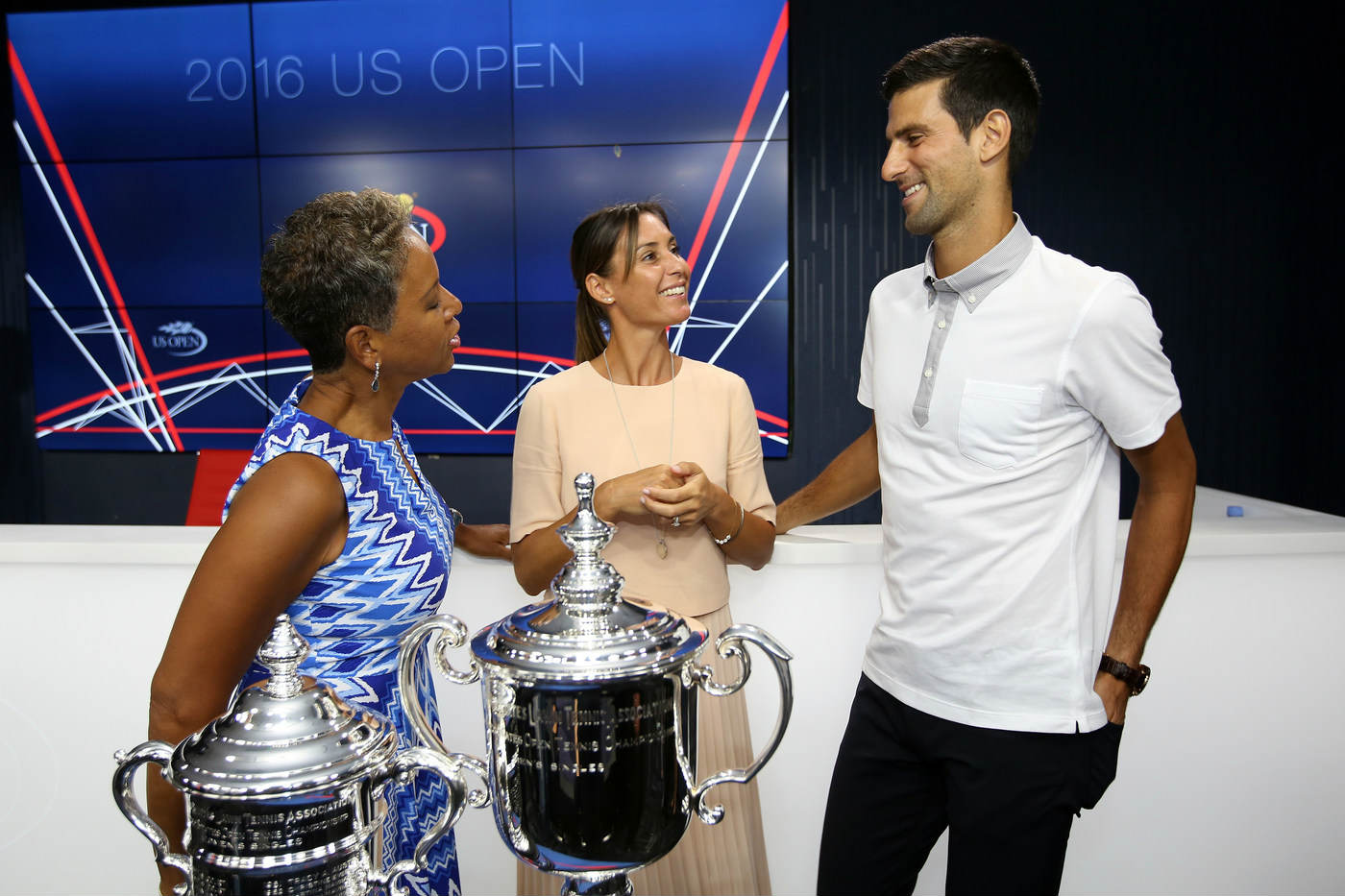 Flavia Pennetta Novak Djokovic US Open 2016